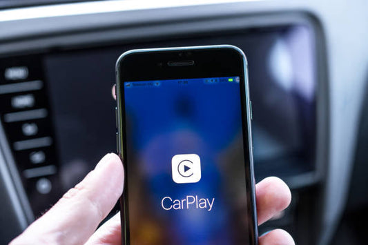 Ecran CarPlay pour voiture connecté au téléphone