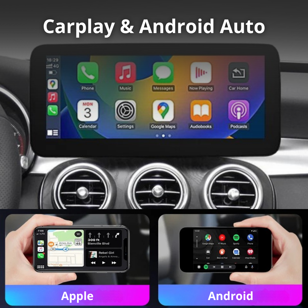Apple CarPlay et Android Auto pour Mercedes classe C, GLC et classe V