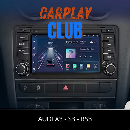 Ecran CarPlay installé sur tableau de bord Audi A3