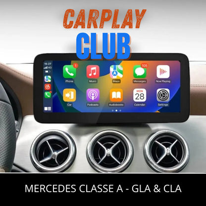 Ecran CarPlay compatible Mercedes classe A installation facile sans fil