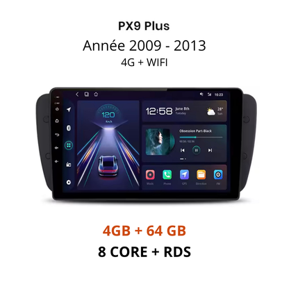 Ecran CarPlay tactile wifi + 4G année 2009-2013 pour Seat Ibiza